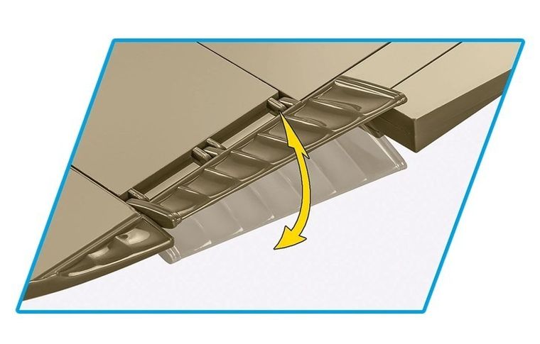 Cobi, Historical Collection WWII, Lockheed(R) P-38H Lightning, klocki, 652 elementy