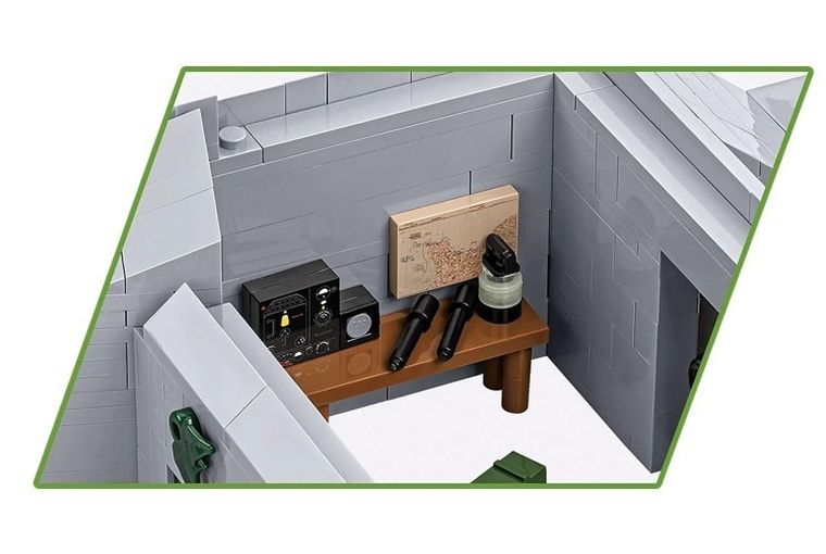 Cobi, Historical Collection WWII, Regelbau 667 German Bunker, klocki, 642 elementy