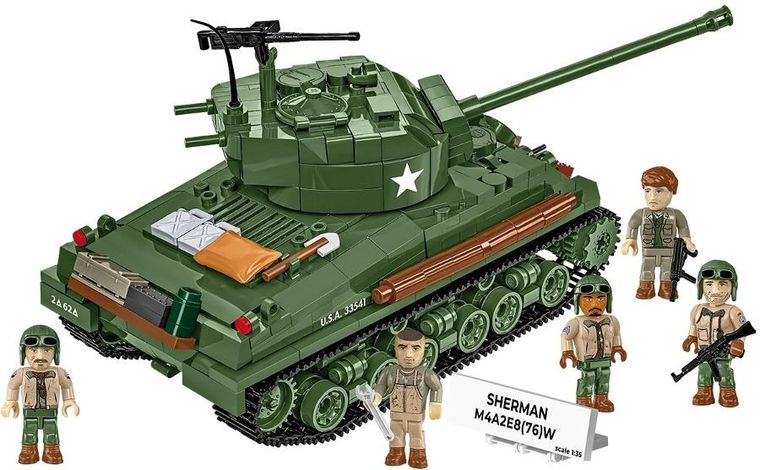 Cobi, Historical Collection WWII, Sherman M4A2E8, klocki, 865 elementów