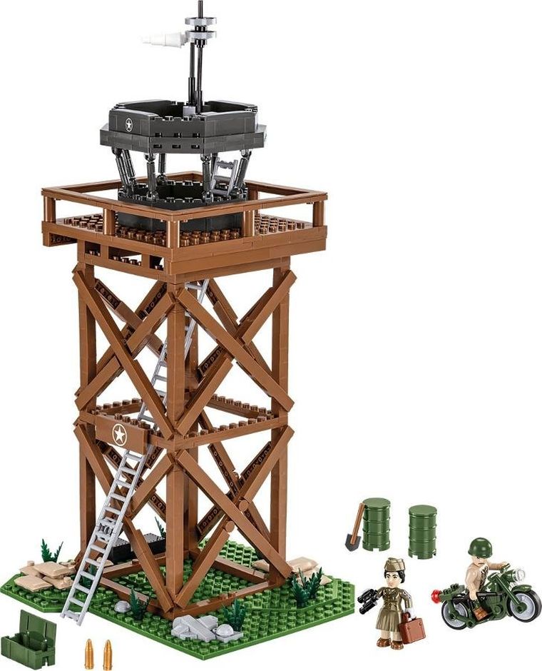 Cobi, Historical Collection WWII, U.S. Control Tower, klocki, 664 elementów