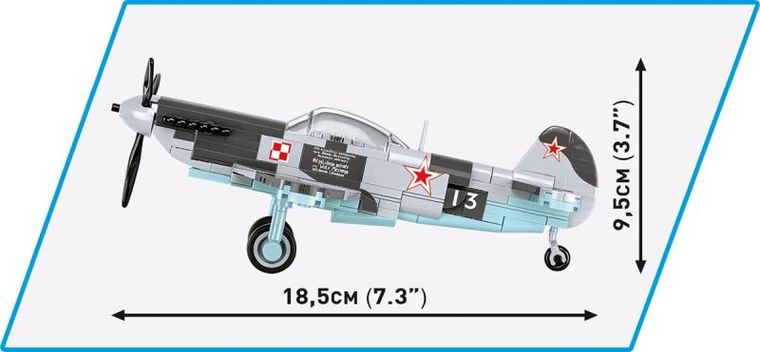 Cobi, Historical Collection, WWII, Yakovlev Yak-1B, klocki, 142 elementów