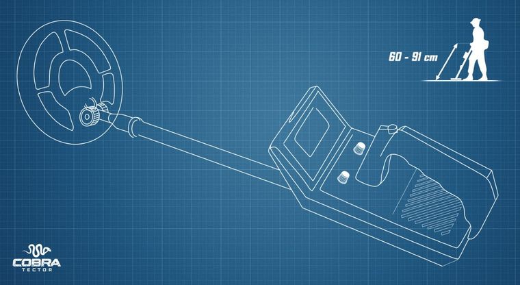 Cobra Tector, CT-1061, wykrywacz metalu, detektor metali