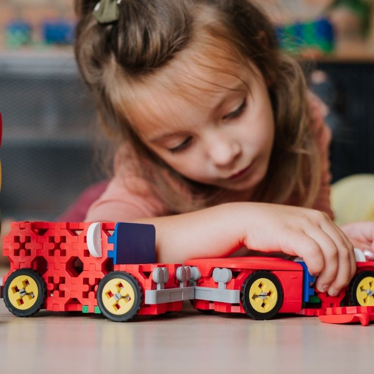 Connect, 2w1, Autobus, Auto z naczepą, klocki konstrukcyjne, 160 elementów, 61973