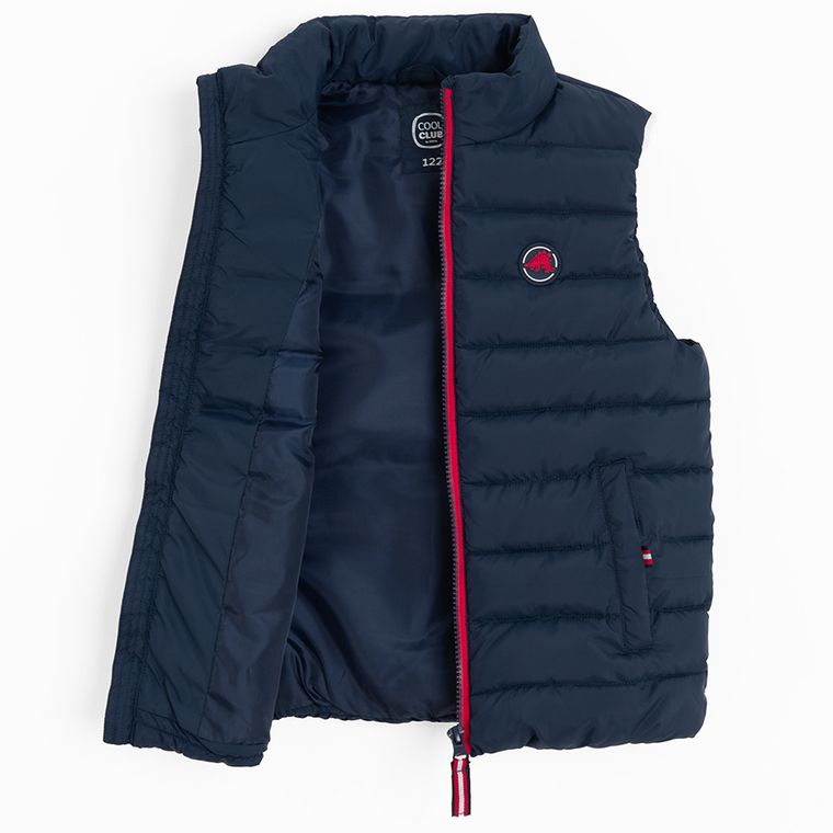 Cool Club, Bezrękawnik chłopięcy, granatowy