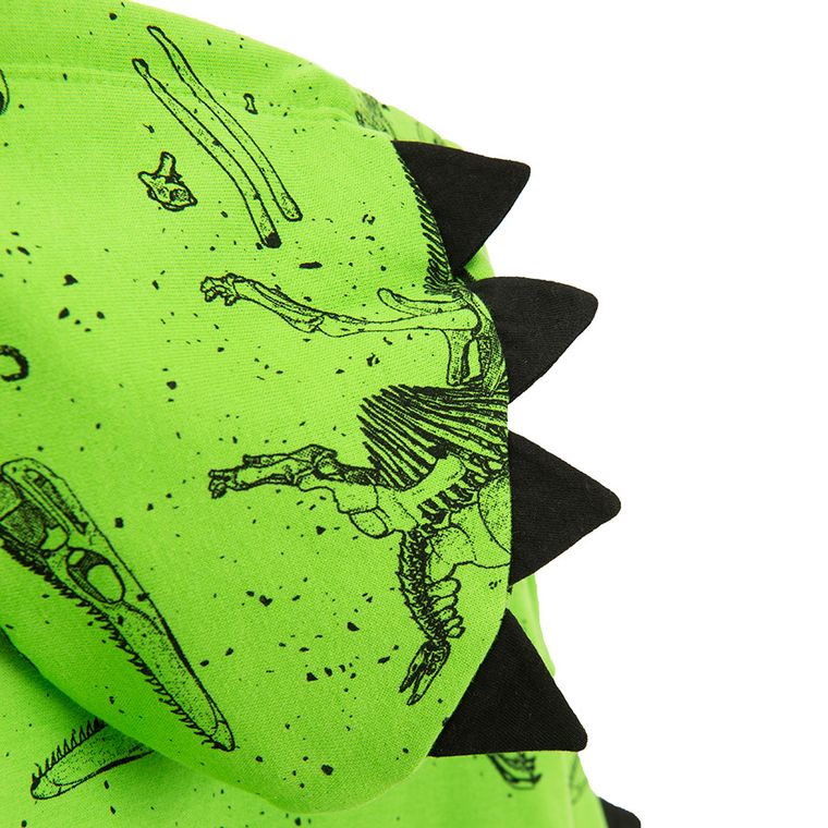 Cool Club, Bluza chłopięca z kapturem, rozpinana, zielona, Jurassic World