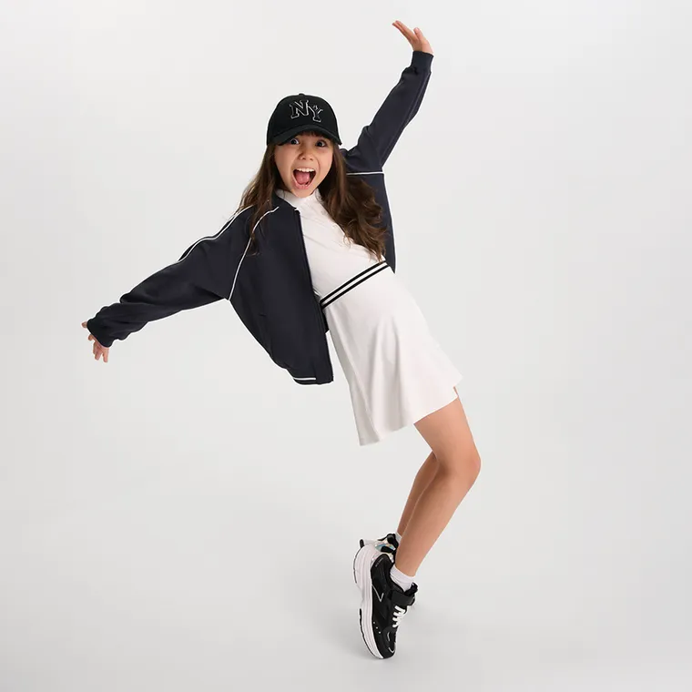 Cool Club, Bluza dziewczęca, rozpinana, granatowa