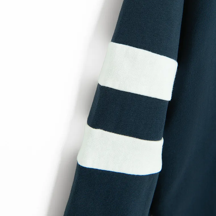 Cool Club, Bluza dziewczęca z kapturem, ocieplana, granatowa, Hello Kitty and Friends