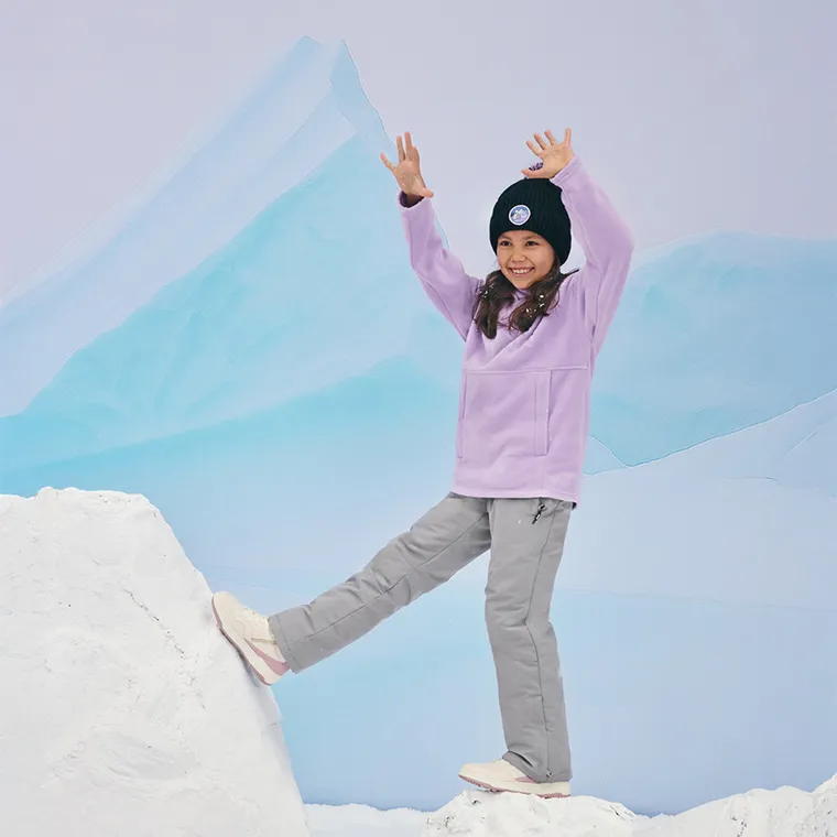 Cool Club, Bluza dziewczęca z kapturem, polarowa, fioletowa