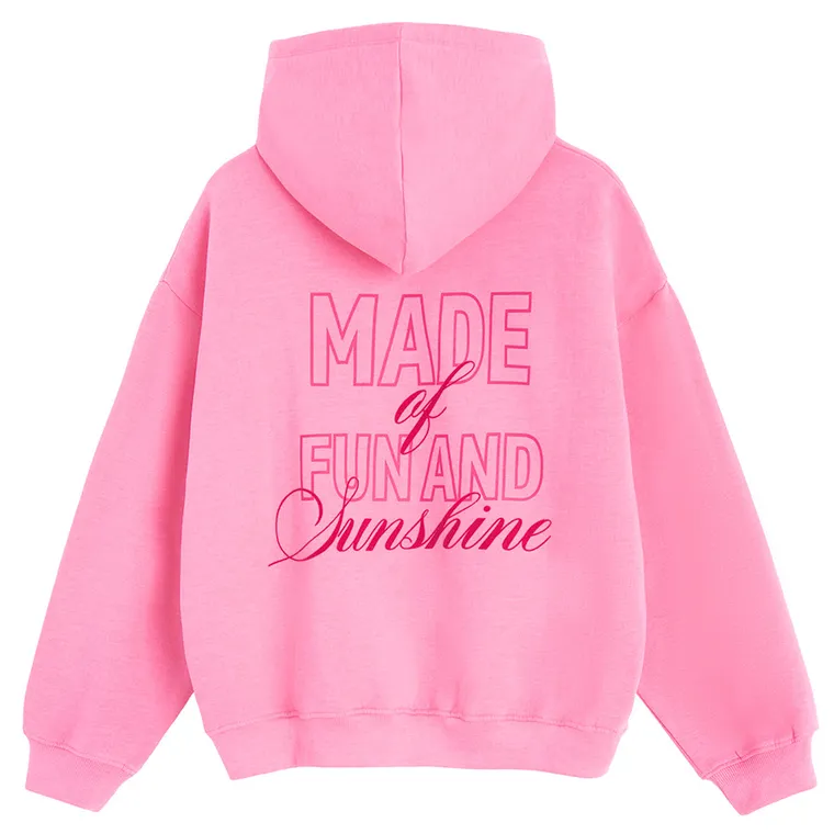 Cool Club, Bluza dziewczęca z kapturem, różowa