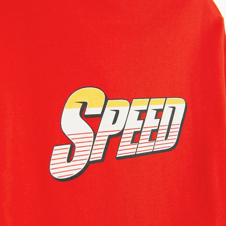 Cool Club, Bluzka chłopięca z długim rękawem, czerwona, Hot Wheels