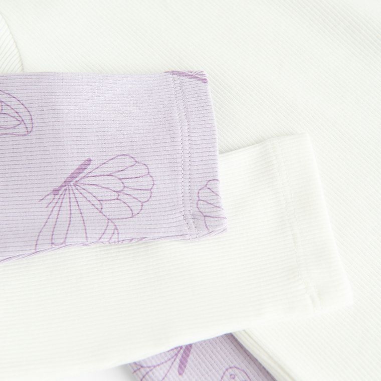 Cool Club, Bluzka dziewczęca z długim rękawem, prążkowana, mix, zestaw, 2 szt.