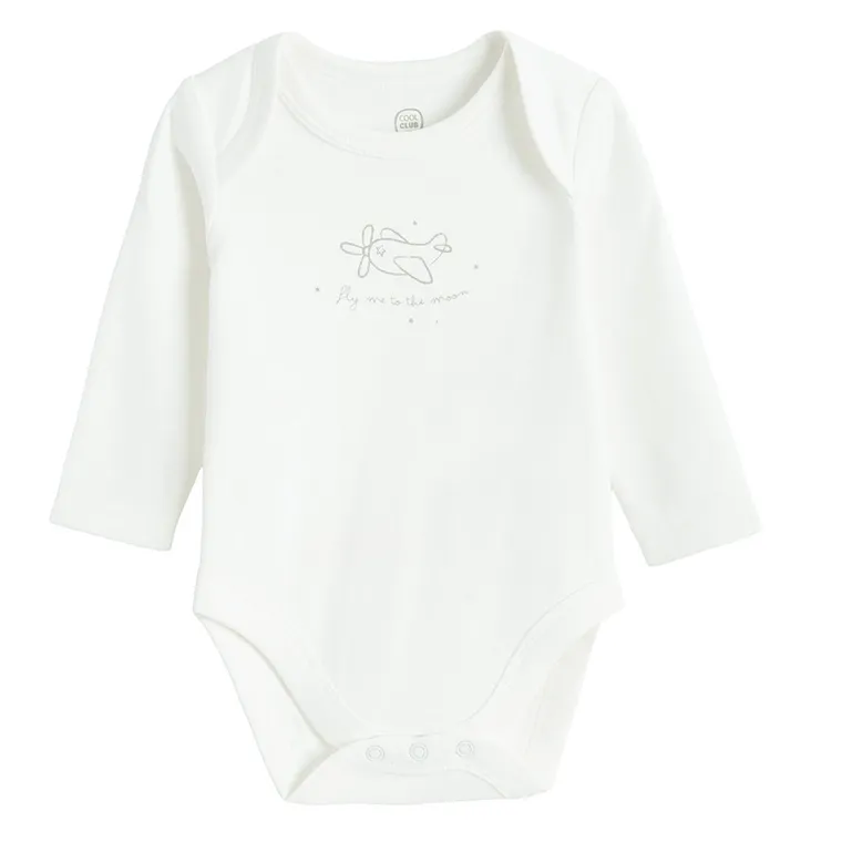 Cool Club, Body chłopięce z długim rękawem, mix, zestaw, 3 szt.