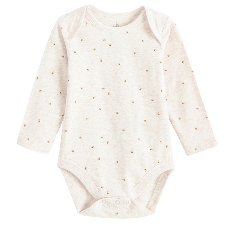 Cool Club, Body chłopięce z długim rękawem, mix, zestaw, 3 szt., Kubuś Puchatek