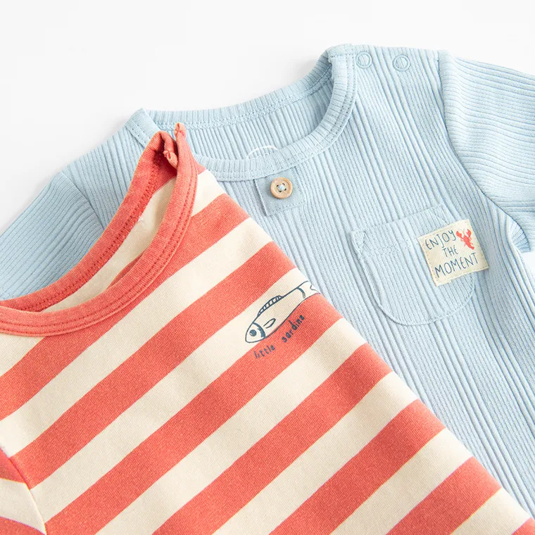 Cool Club, Body chłopięce z krótkim rękawem, mix, zestaw, 2 szt.