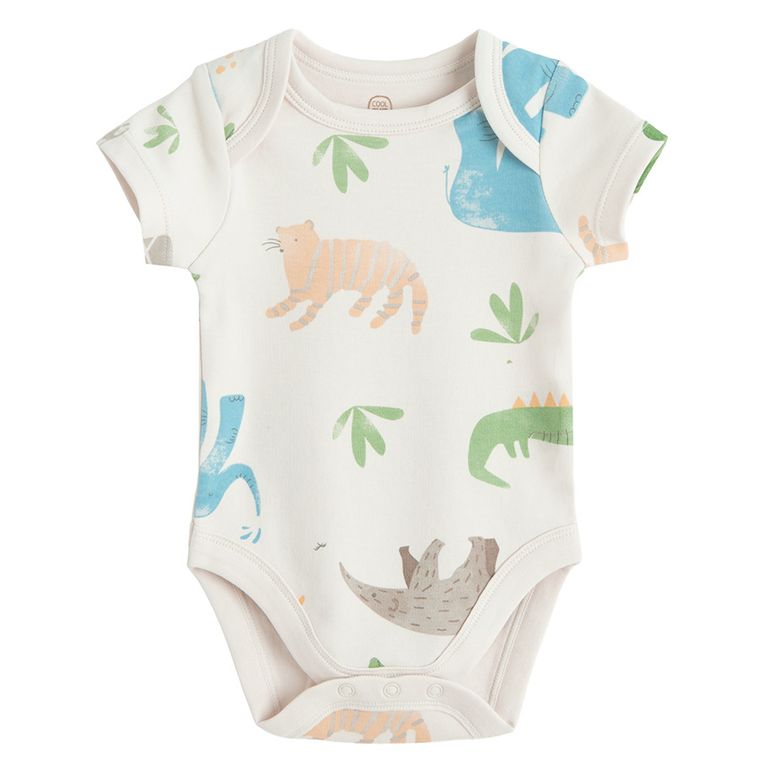 Cool Club, Body chłopięce z krótkim rękawem, mix, zestaw, 4 szt.