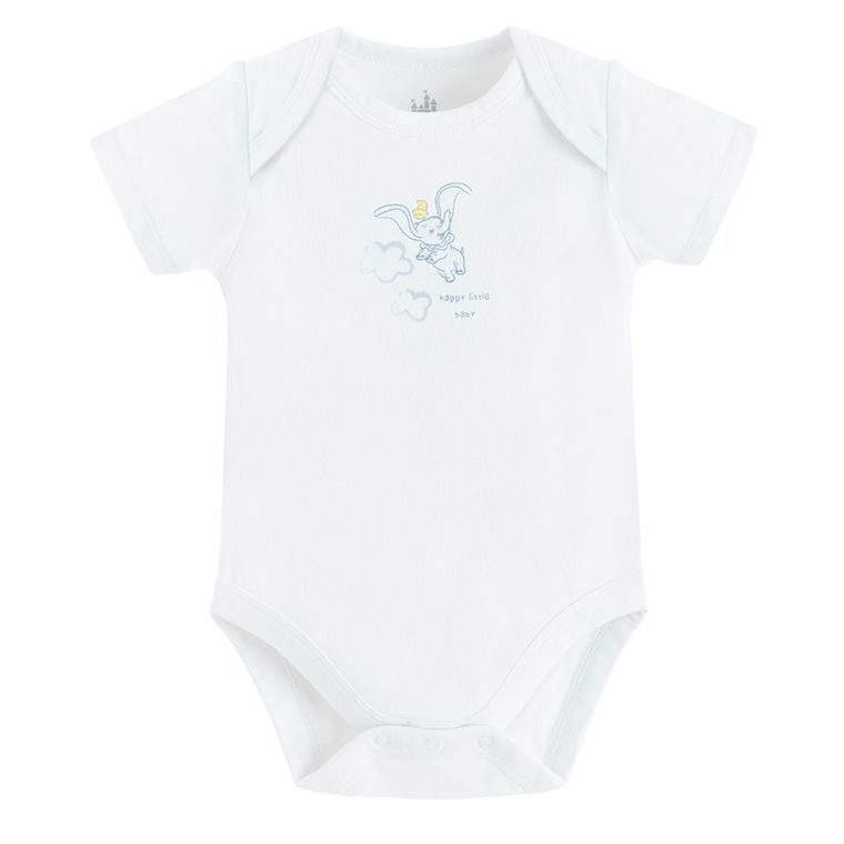 Cool Club, Body chłopięce z krótkim rękawem, mix, zestaw, 4 szt., Dumbo