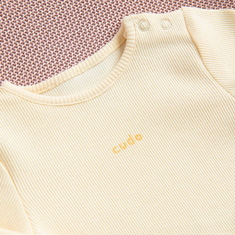 Cool Club, Body dziewczęce z długim rękawem, mix, prążkowane, zestaw, 3 szt.