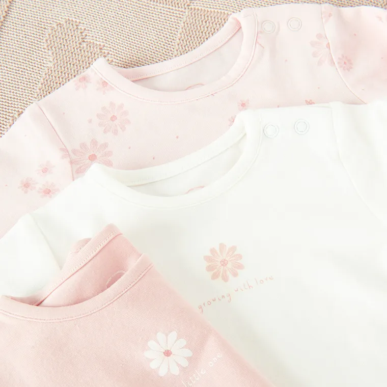 Cool Club, Body dziewczęce z długim rękawem, mix, zestaw, 3 szt.