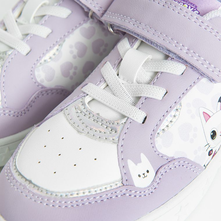 Cool Club, Buty sportowe dziewczęce, fioletowe, świecąca podeszwa, Koci Domek Gabi