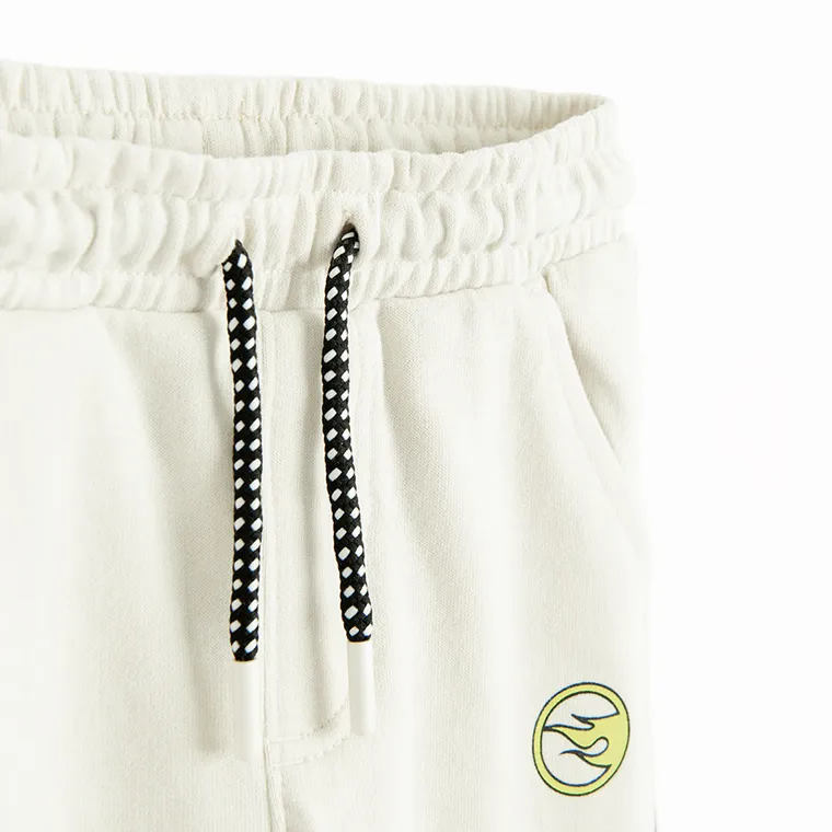 Cool Club, Dres chłopięcy, beżowy, Hot Wheels