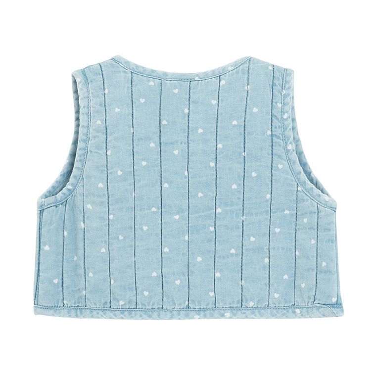 Cool Club, Kamizelka jeansowa dziewczęca, niebieska