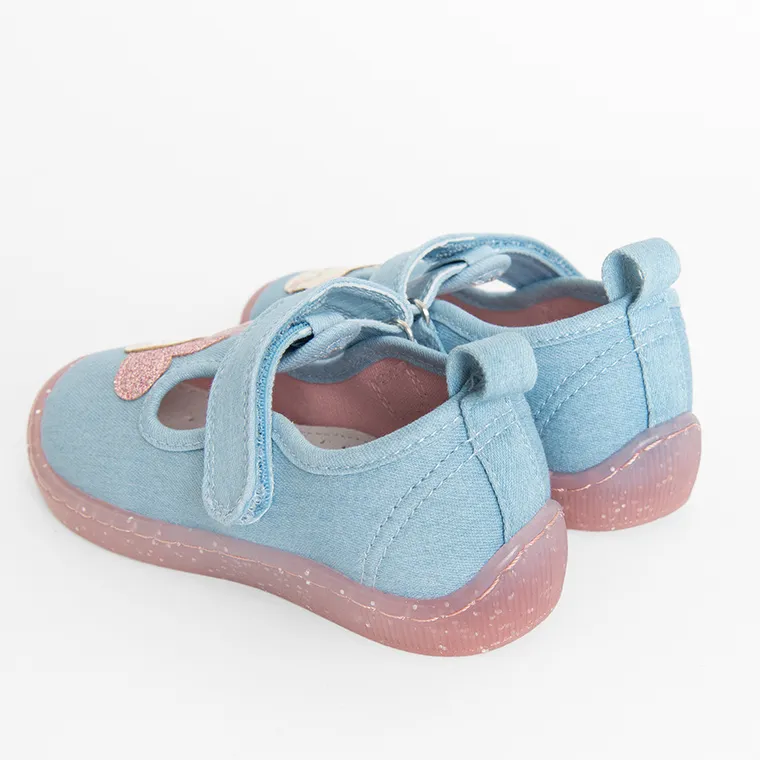 Cool Club, Kapcie dziewczęce, niebieskie, Zdrowa Stopa, Comfort-Fit