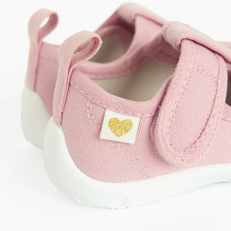 Cool Club, Kapcie dziewczęce, różowe, skórzana wkładka, Zdrowa Stopa