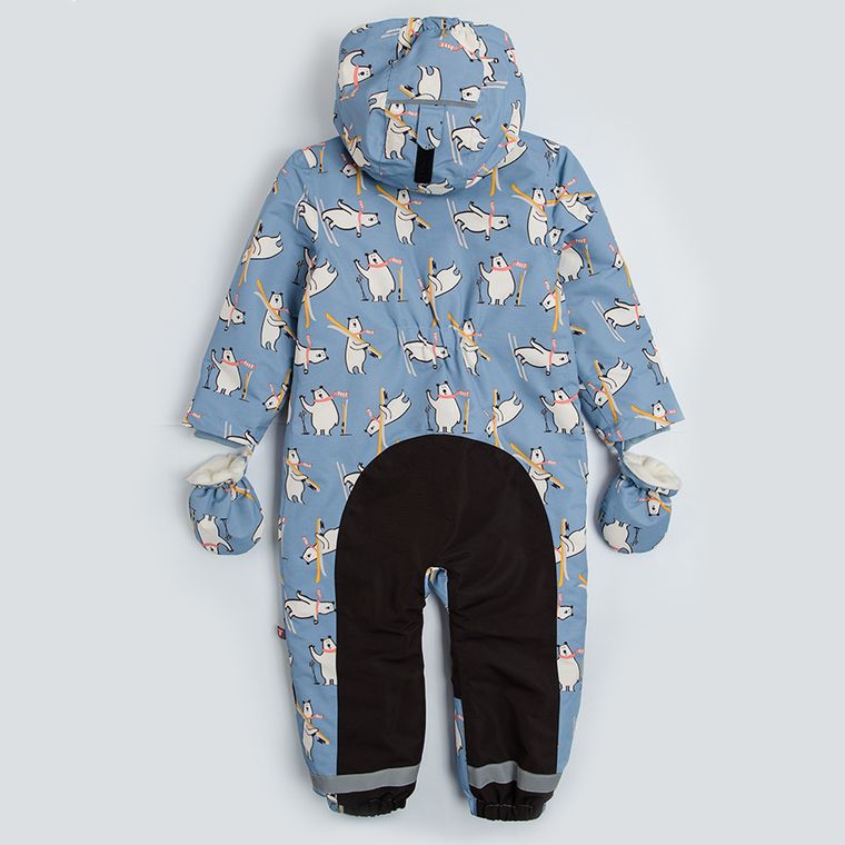 Cool Club, Kombinezon narciarski chłopięcy z kapturem, niebieski, wypełnienie Primaloft