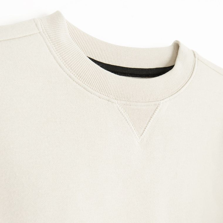 Cool Club, Komplet chłopięcy, Bluza ocieplana, Szorty, beżowy