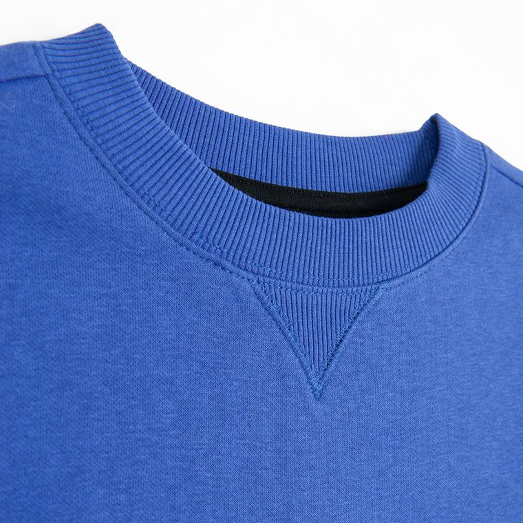 Cool Club, Komplet chłopięcy, Bluza ocieplana, Szorty, niebieski