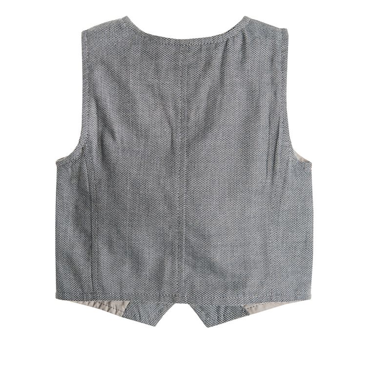 Cool Club, Komplet chłopięcy, Body koszulowe, Mucha, Kamizelka, Spodnie