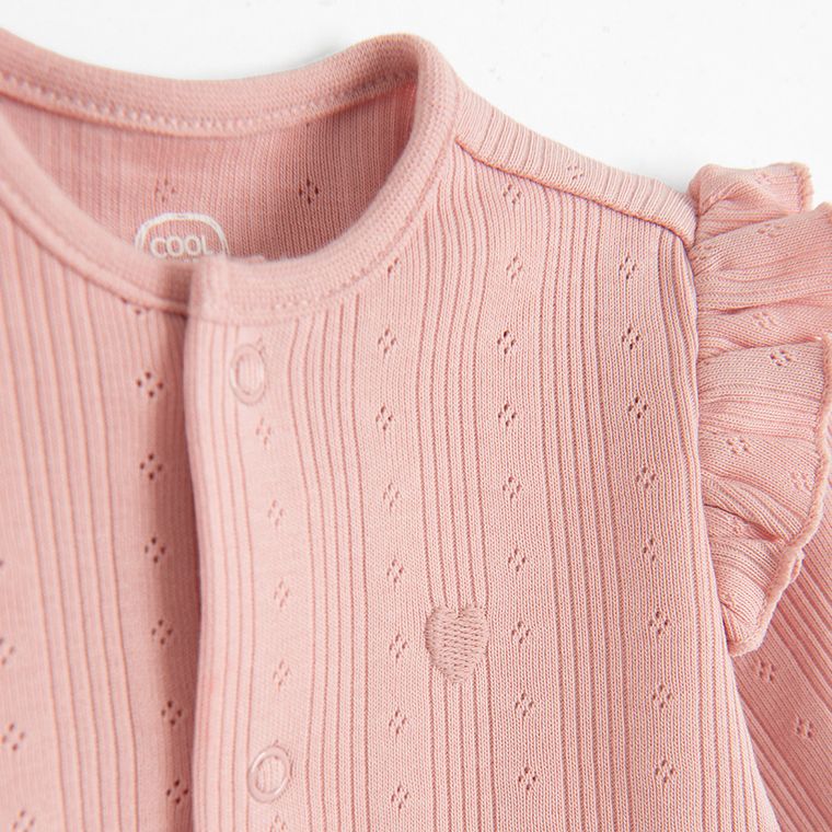 Cool Club, Komplet dziewczęcy 6-częściowy z torbą, biało-różowy