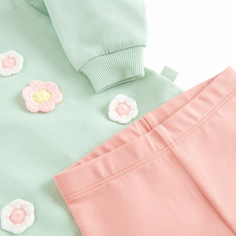 Cool Club, Komplet dziewczęcy, Bluza, Legginsy, mix