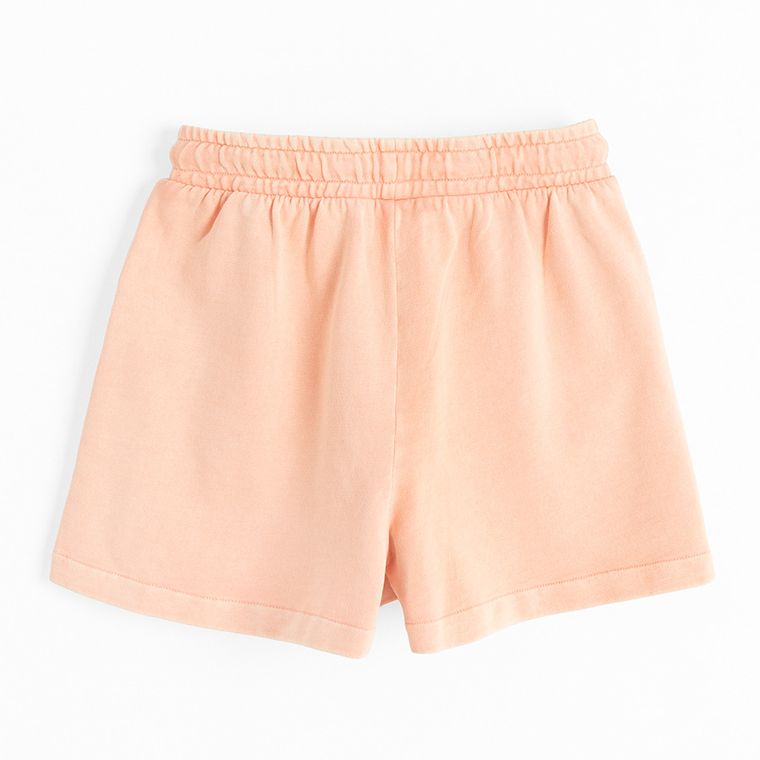 Cool Club, Komplet dziewczęcy, Bluza, Szorty, brzoskwiniowy