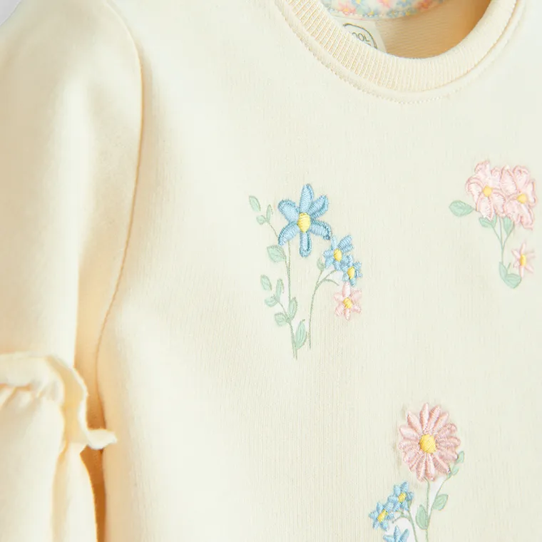 Cool Club, Komplet dziewczęcy, Bluzka z długim rękawem, Jegginsy prążkowane, mix