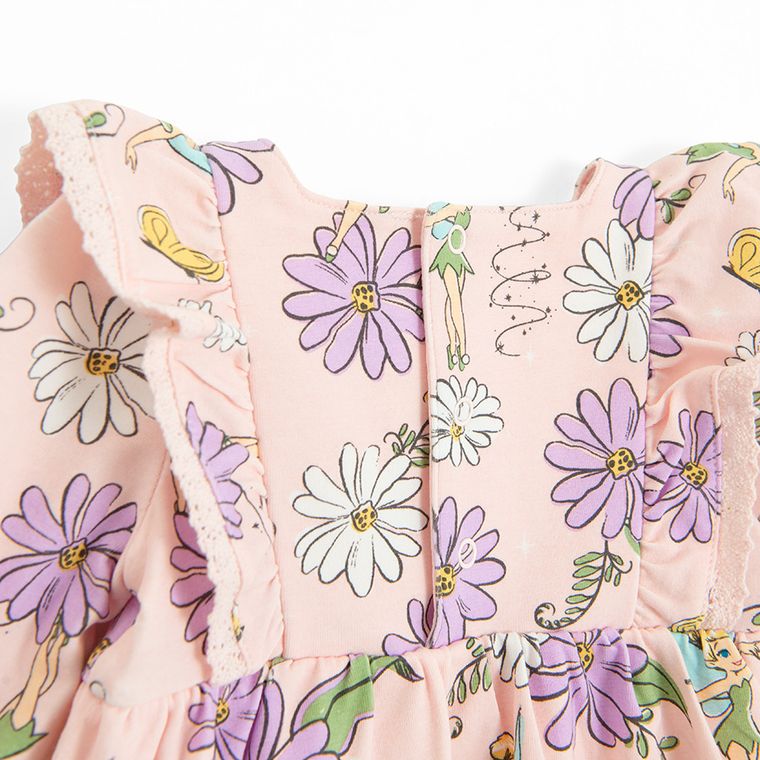 Cool Club, Komplet dziewczęcy, Body sukienka z długim rękawem, Legginsy, mix, Dzwoneczek