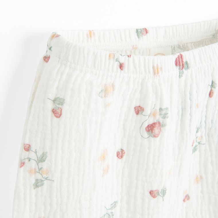 Cool Club, Komplet dziewczęcy, Kaftanik, Półśpiochy, biały