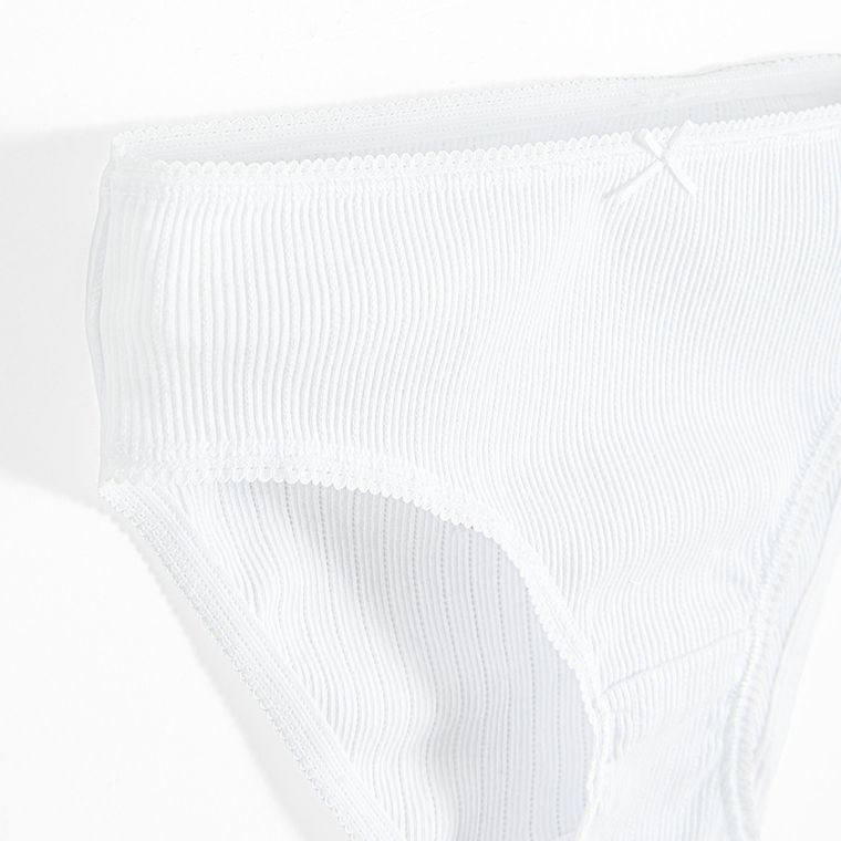 Cool Club, Komplet dziewczęcy, Podkoszulek na ramiączka, Majtki figi, prążkowany, biały