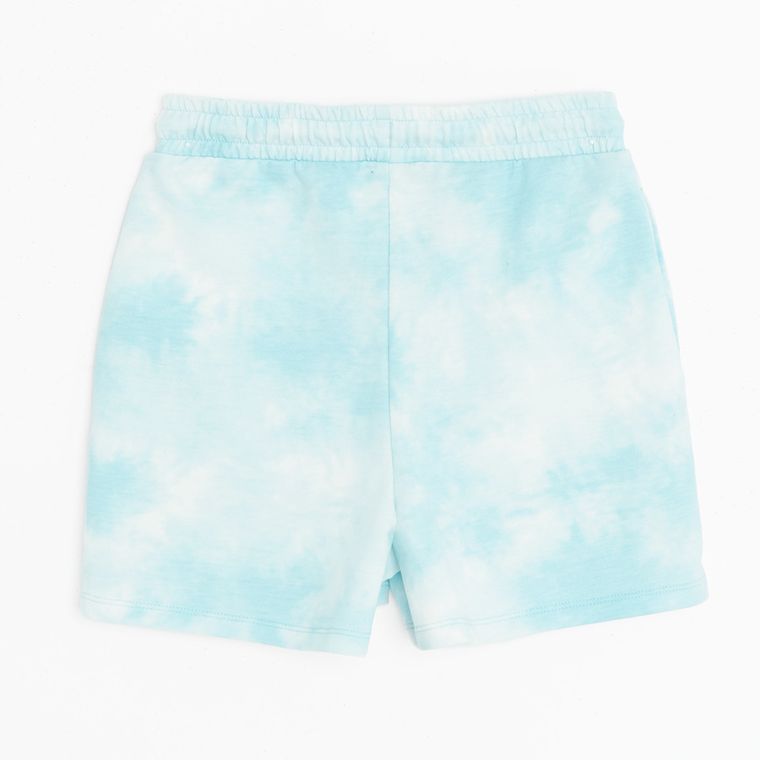 Cool Club, Komplet dziewczęcy, T-shirt, crop top, Szorty, niebieski