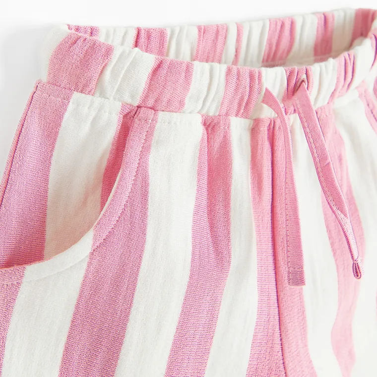 Cool Club, Komplet dziewczęcy, T-shirt, Szorty, różowy