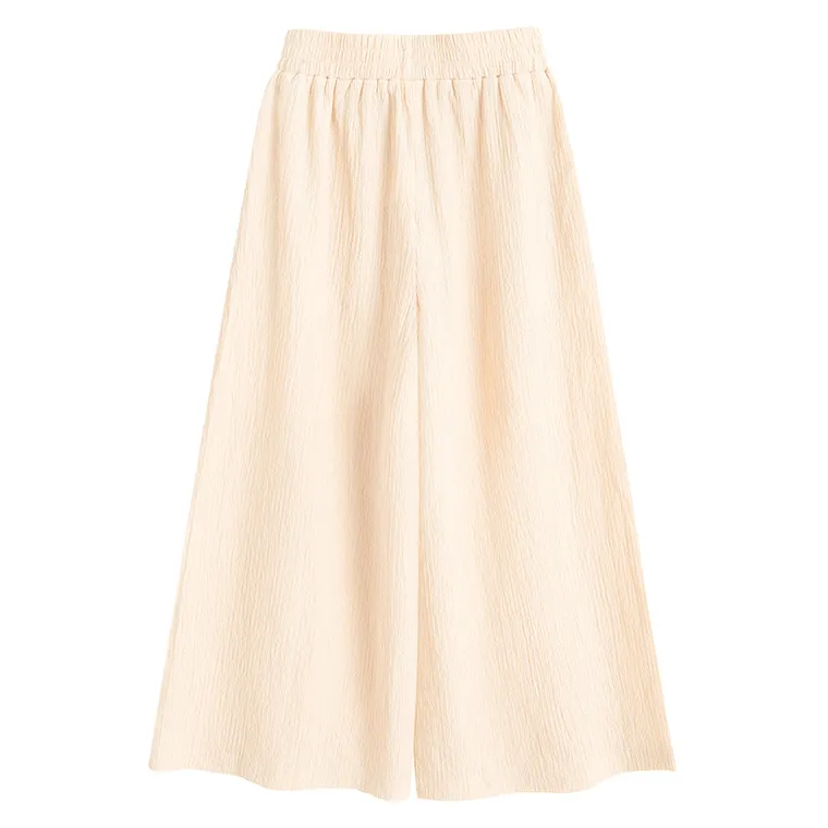 Cool Club, Komplet dziewczęcy, Top, prążkowany, Spodnie materiałowe, mix