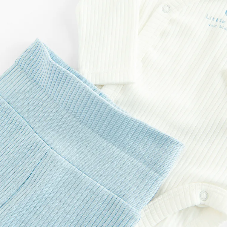 Cool Club, Komplet niemowlęcy, Body z długim rękawem, Półśpiochy, Czapka