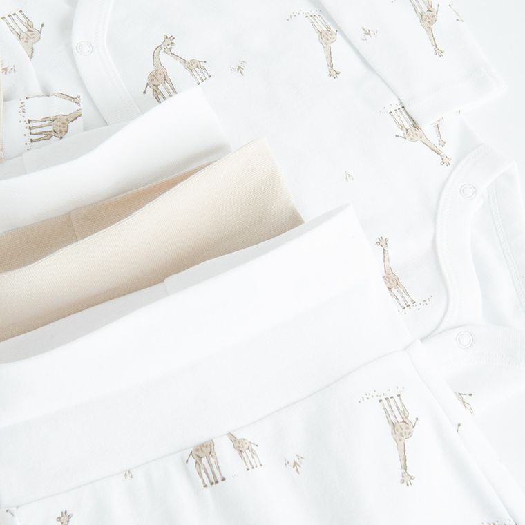 Cool Club, Komplet niemowlęcy, Body z długim rękawem, Półśpiochy, mix, zestaw. 3 szt.