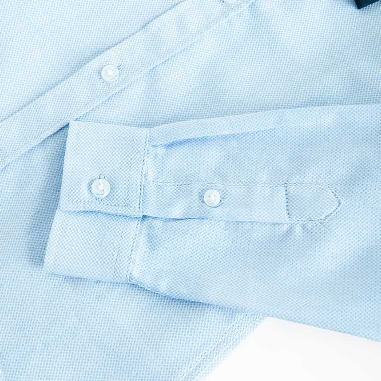 Cool Club, Koszula chłopięca z długim rękawem, slim fit, Mucha, niebieska