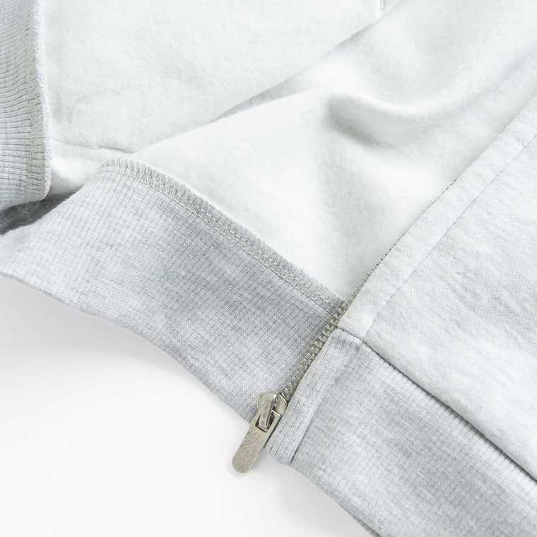 Cool Club, Krótka bluza dziewczęca z kapturem, rozpinana, szara