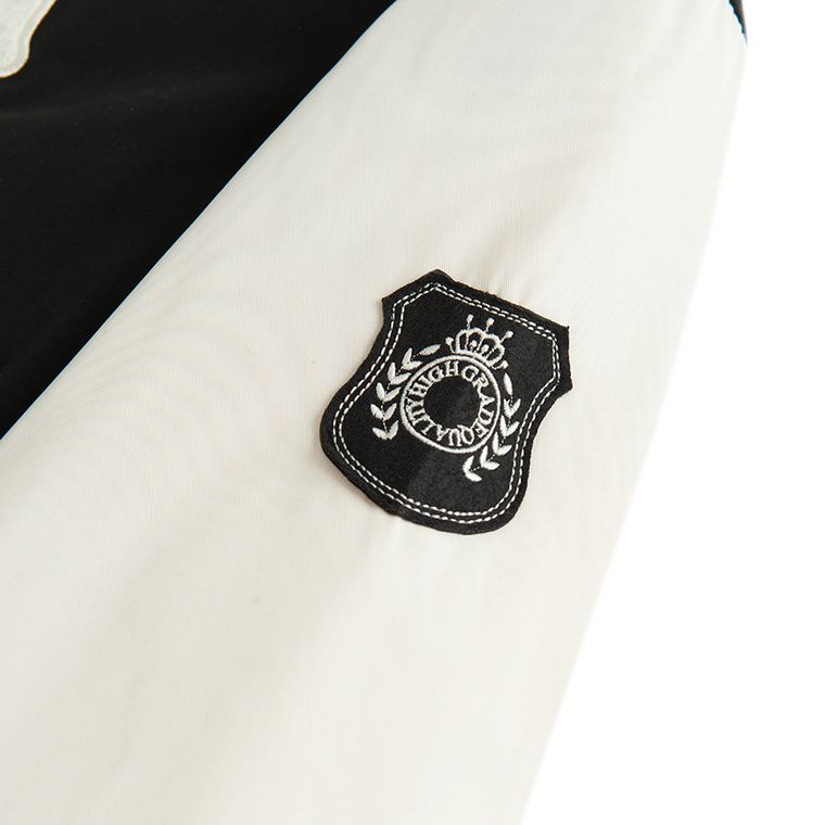 Cool Club, Kurtka bejsbolówka dziewczęca z kapturem, oversize, czarna