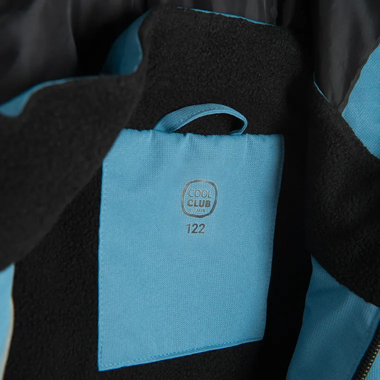 Cool Club, Kurtka chłopięca z kapturem, niebieska