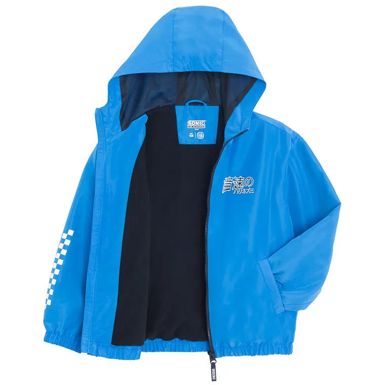 Cool Club, Kurtka chłopięca z kapturem, niebieska, Sonic the Hedgehog