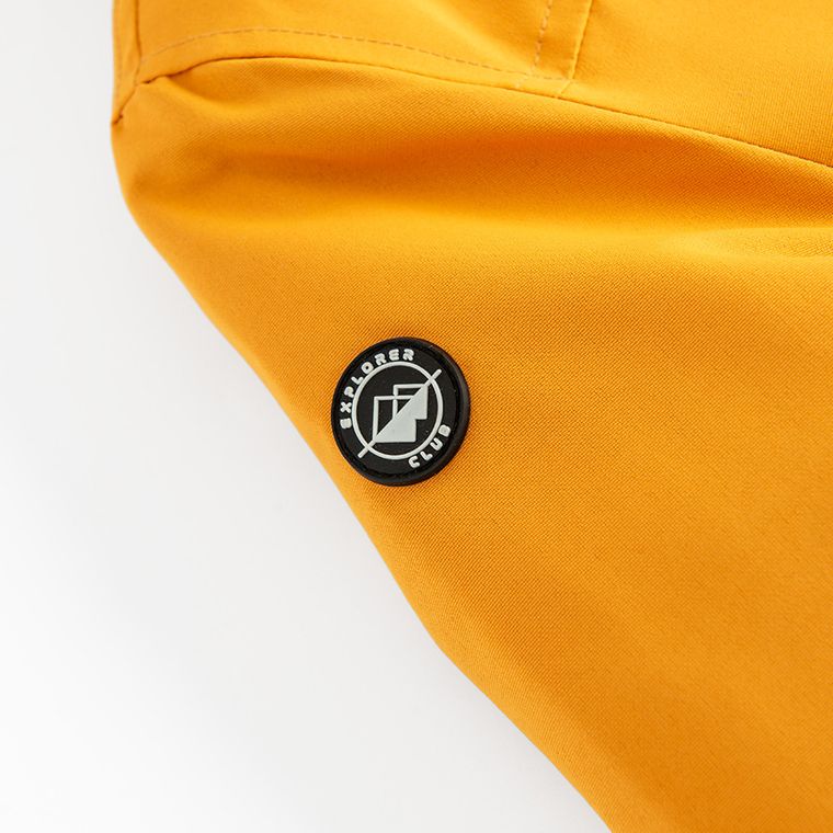 Cool Club, Kurtka chłopięca z kapturem, ocieplana, musztardowa