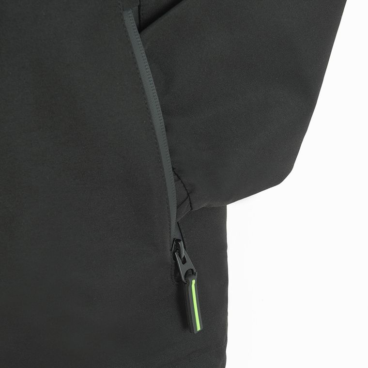 Cool Club, Kurtka chłopięca z kapturem, odblaskowa, szara